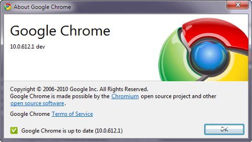 Google Chrome 10 disponibile per il download
