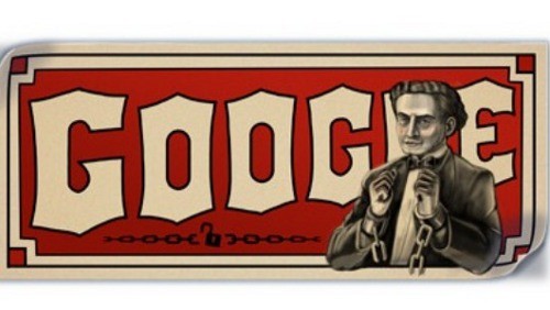 Il Doodle di Google dedicato al mago Houdini