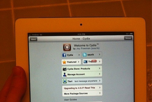 Jailbreak di iOS 4.3, già attivo su iPad 2