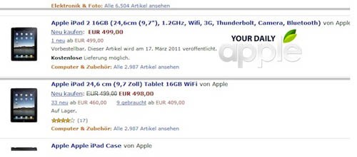 iPad 2 già su Amazon: le specifiche