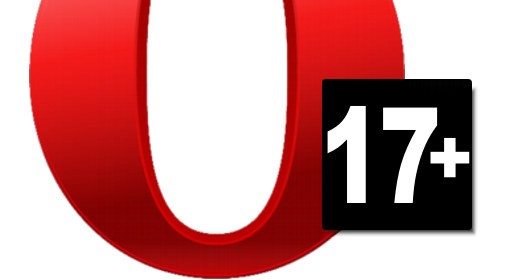 Opera, un browser per soli adulti