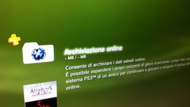 PS3: firmware 3.60 e archiviazione online dei salvataggi disponibili - immagini
