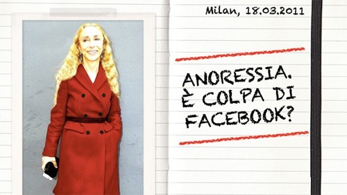 Franca Sozzani contro l'anoressia. Solo colpa di Facebook?