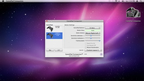 GamePad Companion: il Joystick su Mac