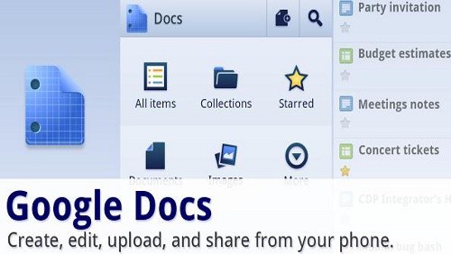 L'app di Google Docs sbarca su Android