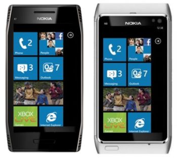 Nokia W7 e W8: i primi Windows Phone 7 