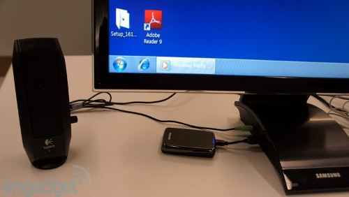 Samsung Central Station, monitor con docking station