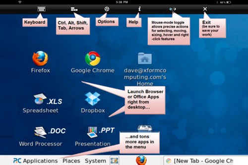 AlwaysOnPC, Virtual PC su iPhone e iPad
