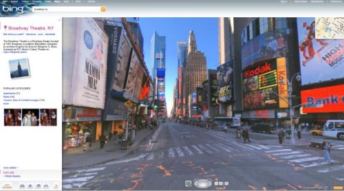 Microsoft Streetside contro Google StreetView