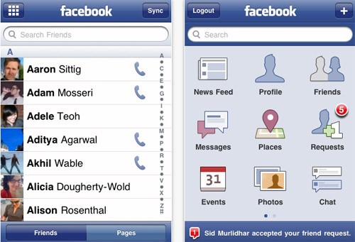 Facebook si aggiorna per iOS, maggiore integrazione