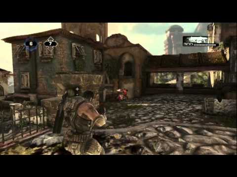 Gears of War 3: multiplayer beta - Old Town gameplay