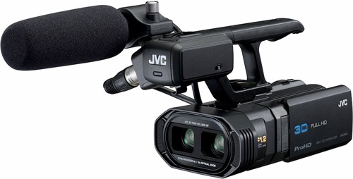 JVC GY-HMZ1, videocamera 3D per professionisti