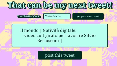 I nostri tweet, un racconto surreale