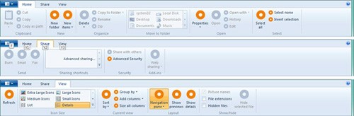 Windows 8: nuove immagini della Ribbon