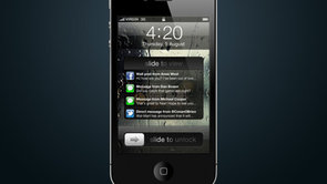 iOS notifications concept