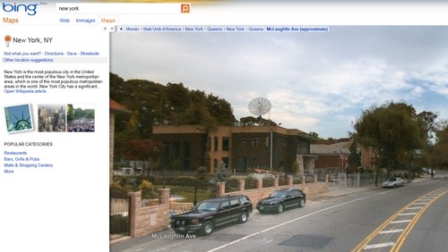 Microsoft aggiorna Streetside