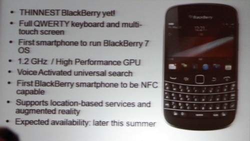 Il BlackBerry Bold 9900 bianco arriverà a ottobre?