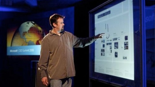 Microsoft trasformerà le pareti in grandi touchscreen