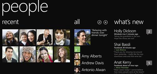 Windows Live Messenger integrato in Windows Phone 7.5