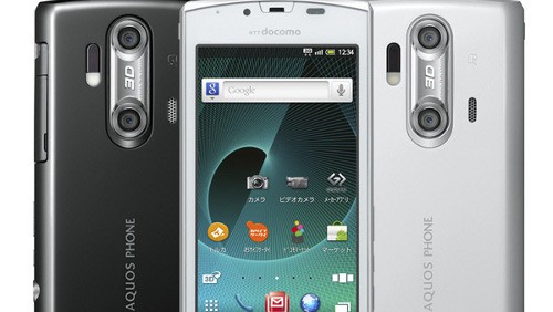 Sharp Aquos Phone SH12C, smartphone 3D Android