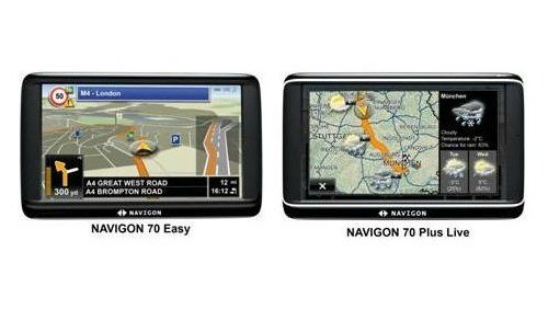 Nuovi navigatori Navigon 70 Easy e 70 Plus Live