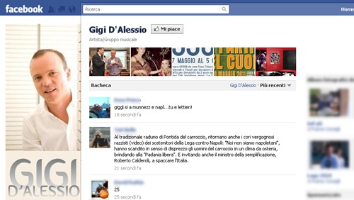 La guerra dei concerti: Gigi D'Alessio preso di mira dalla Rete