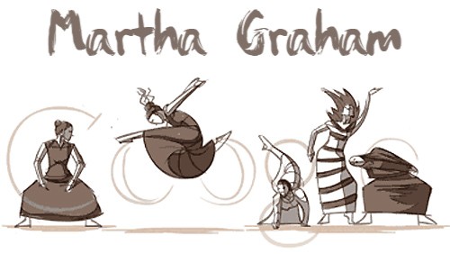 Google Doodle per celebrare Martha Graham