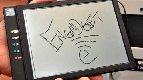 Toshiba R&D Project: un display per prendere appunti