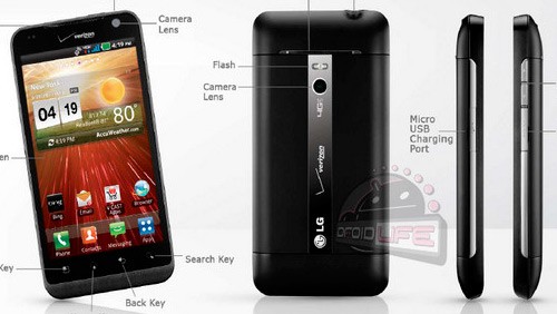 LG Revolution, smartphone 4G Android con Bing