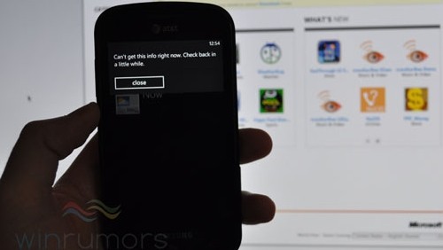 Windows Phone 7: il Marketplace è offline