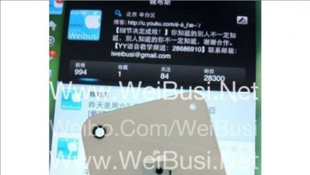 iPhone 5: una foto del retro?