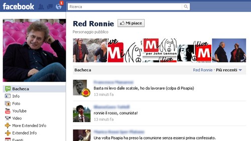 Red Ronnie quotes: sbeffeggiato dalla Rete