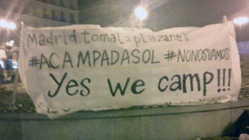 Rivolta di piazza in Spagna, partita dal Web