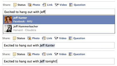 Facebook: ancora più facile taggare gli amici nei post