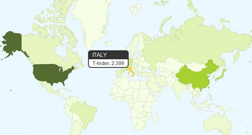 T-Index: Inglese, la lingua degli affari sul Web