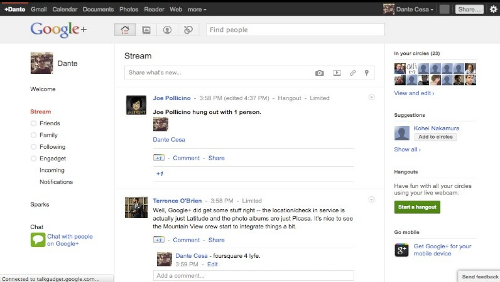 Google+, prime impressioni sull'anti-Facebook
