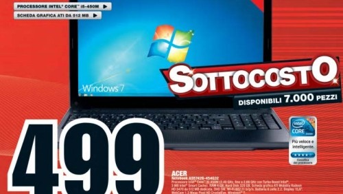 In arrivo 3 milioni di notebook Acer a prezzi scontati