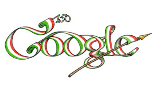 Al voto i doodle per l'Unità d'Italia