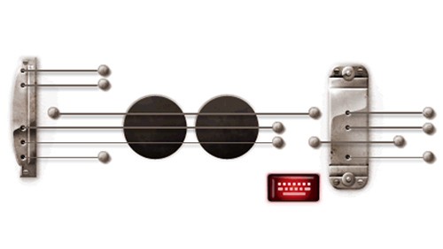 Il doodle per Les Paul diventa una chitarra Gibson
