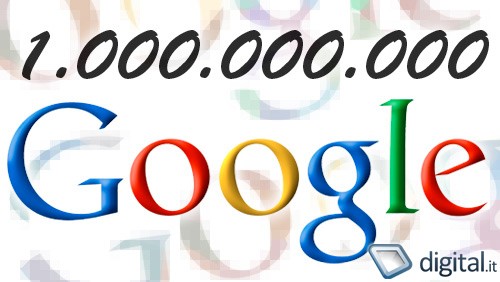 Google da record, un miliardo di visitatori al mese