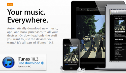 Disponibile iTunes 10.3 col supporto a iCloud