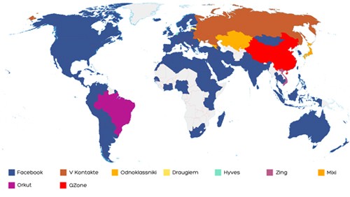 Il mondo dei social network: Facebook impera