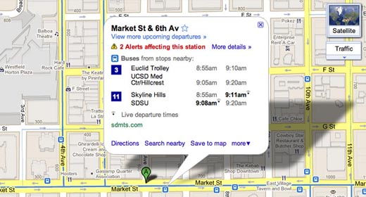 Google Maps 5.7: Transit Navigation
