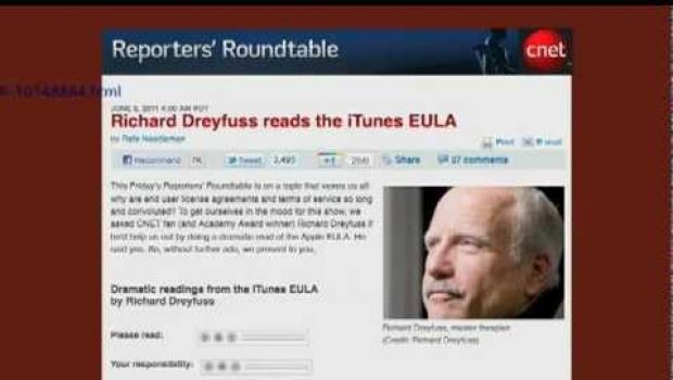 I termini del servizio di iTunes sono diventati un fenomeno culturale: come è successo?