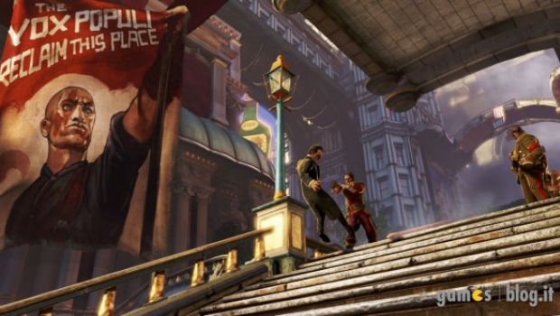 BioShock Infinite: nuove immagini di gioco tra i grattacieli fluttuanti di Columbia