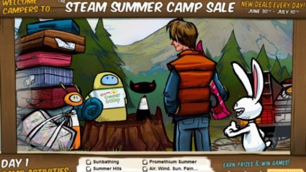 Campeggio Estivo Steam: sconti sui giochi fino al 10 luglio