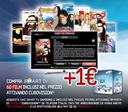 Telecom Italia porta Cubovision gratis sulle Smart TV di Samsung