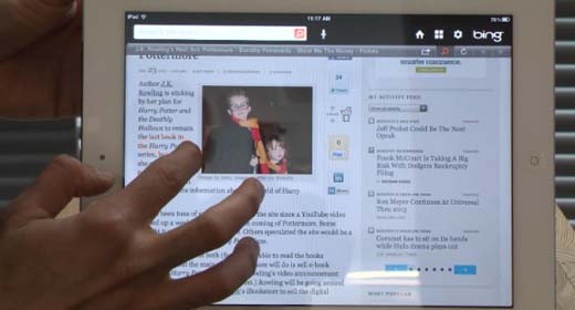 Bing per iPad: chi cerchia cerca