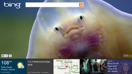 Microsoft Bing, arrivano le Live Tile di Windows Phone