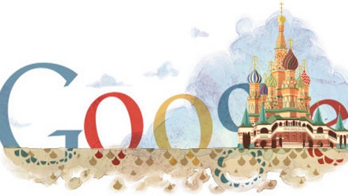 Google Doodle dedicato alla Cattedrale di San Basilio